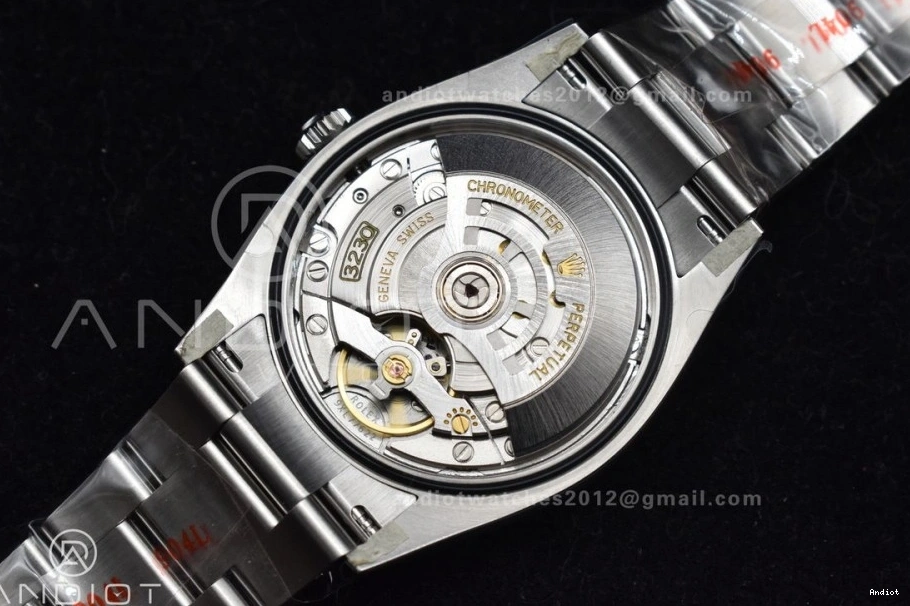 36mm Perpetual Black Silver 126000 Edition VR3230 Oyster 1:1 Clean 904L Best Steel 0422